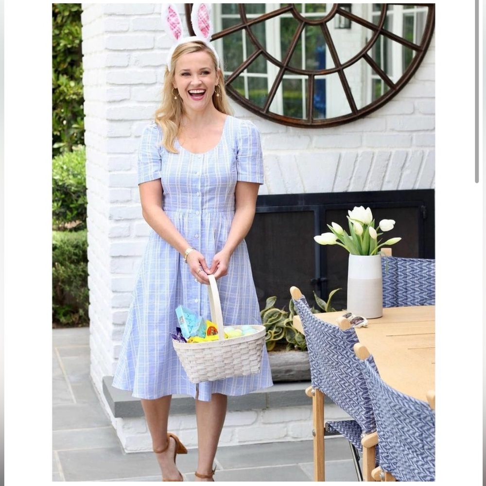 Draper James Linen button down dress